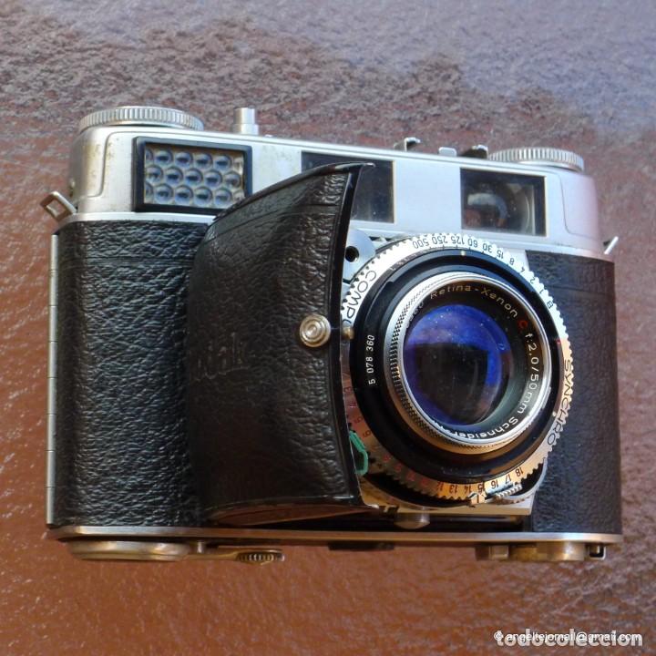 Cámara de fotos: Cámara de 35 mm Kodak Telemétrica de lentes cambiables. RETINA IIIC. - Foto 8 - 304432213