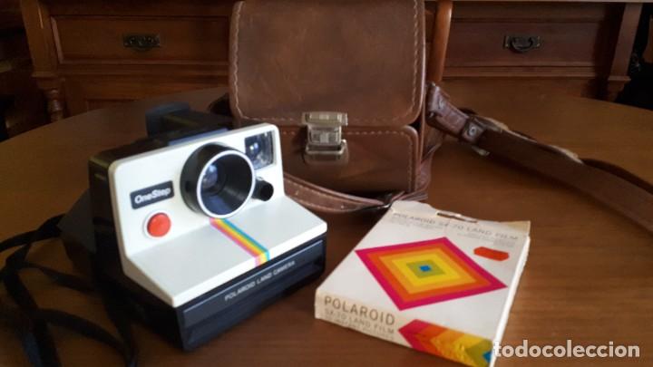 Cámara instantánea Vintage Polaroid OneStep SX-70 White Rainbow