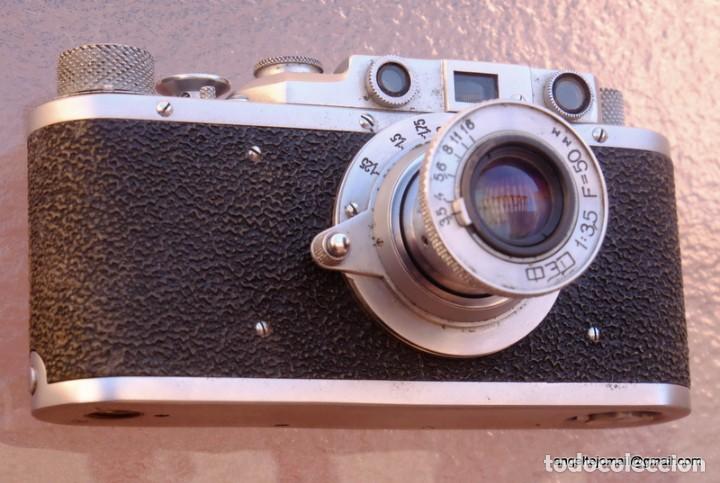 C&aacute;mara de fotos: Fed tipo Leica IIIF, perfect&iacute;simo funcionamiento. - Foto 5