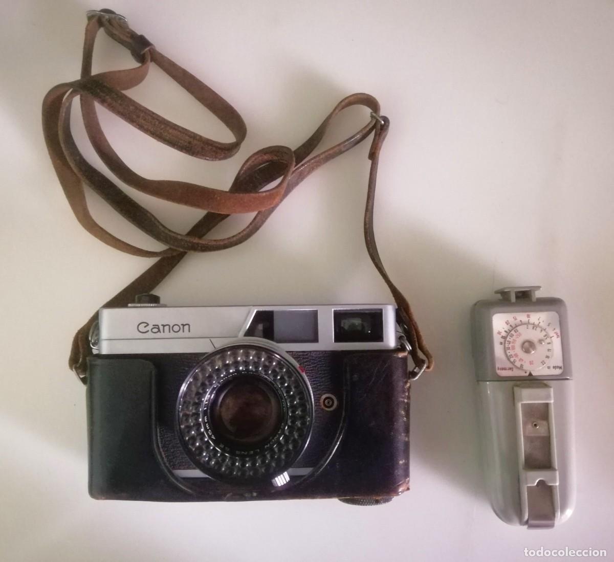 C&aacute;mara de fotos: Camara Canon Canonet (primer modelo)con funda, flash y tripode - Foto 3