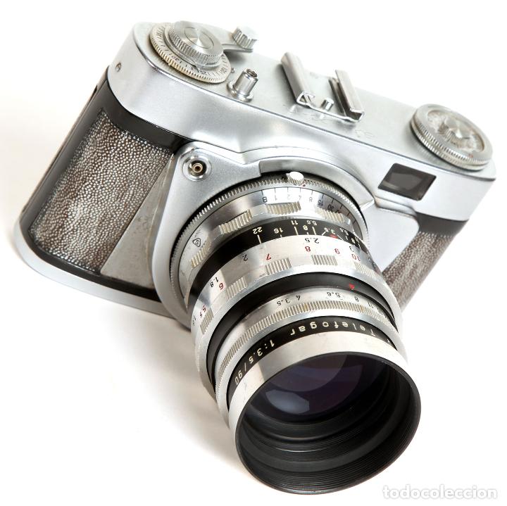 Fotokamera: EHO-ALTISSA ALTIX-N + TELEFOGAR 90MM/3.5 V ROJA