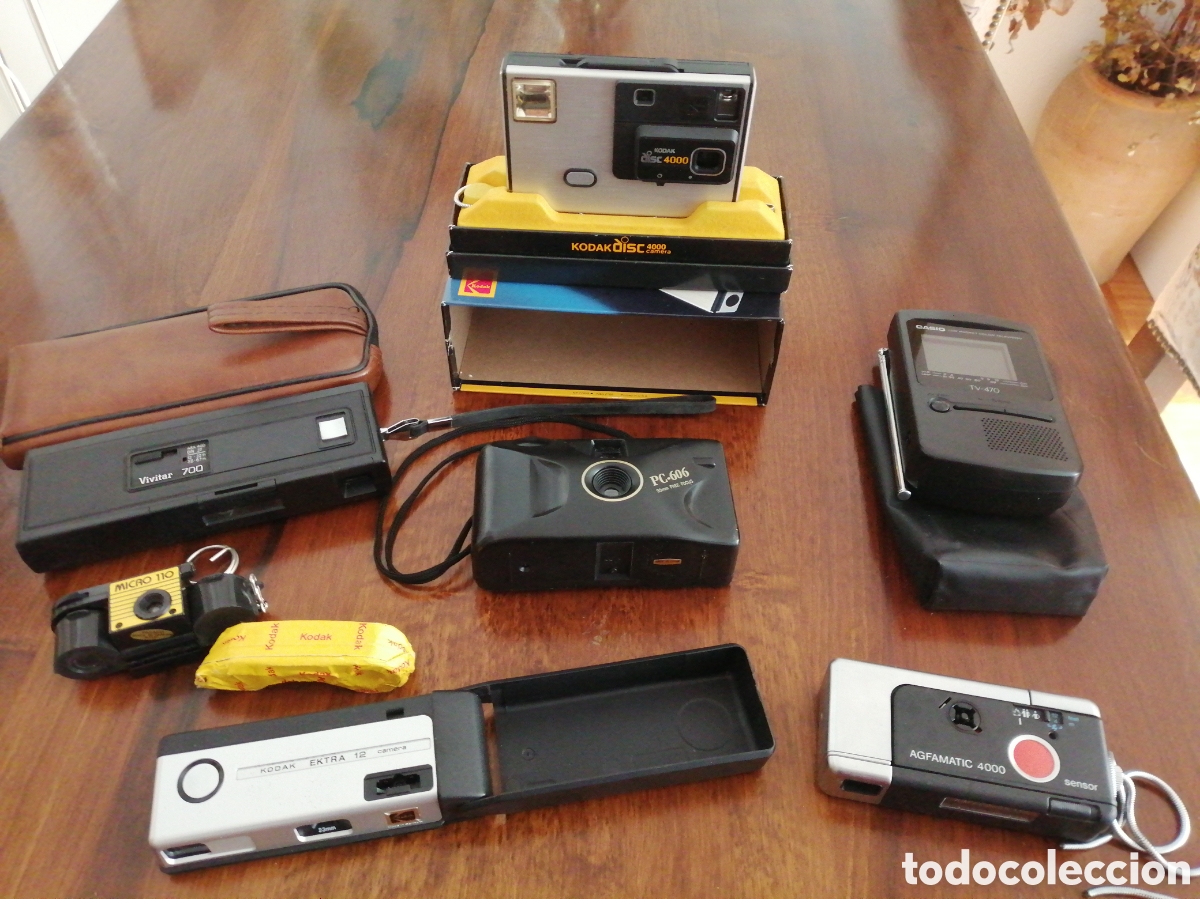 C&aacute;mara de fotos: Lote de c&aacute;maras una televisi&oacute;n Casio - Foto 1