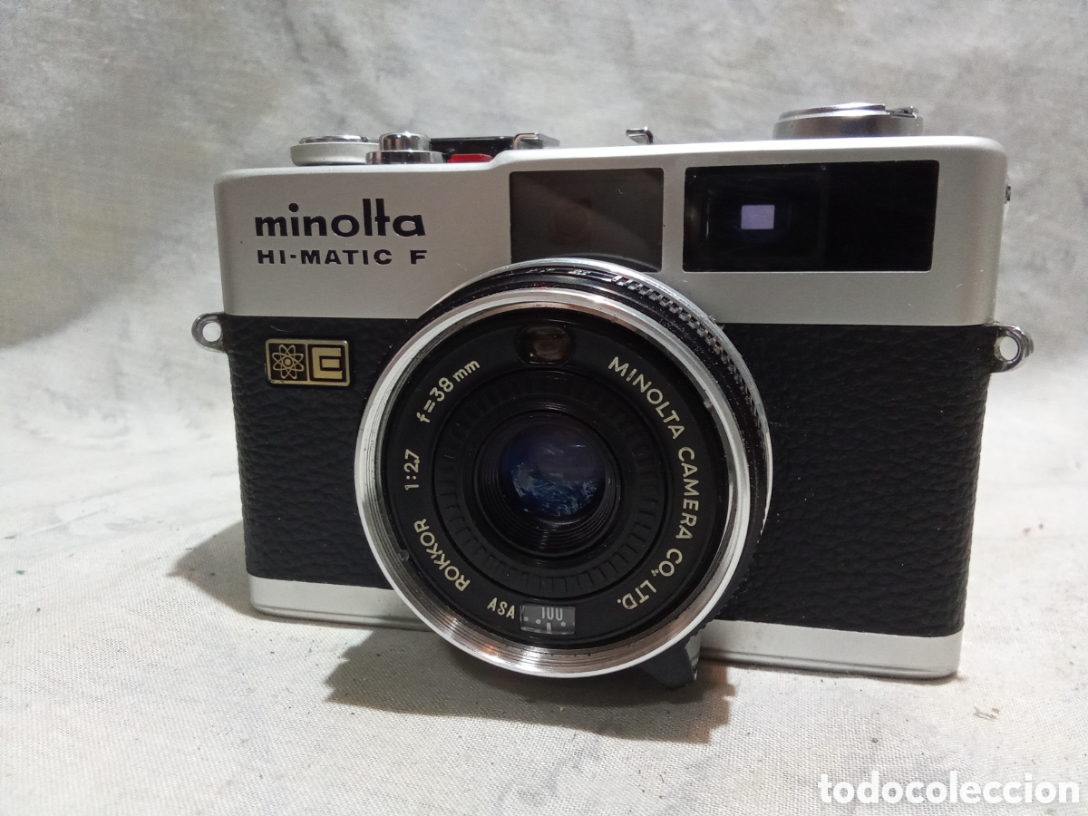 C&aacute;mara de fotos: MINOLTA HI-MATIC F CON FUNDA - Foto 2