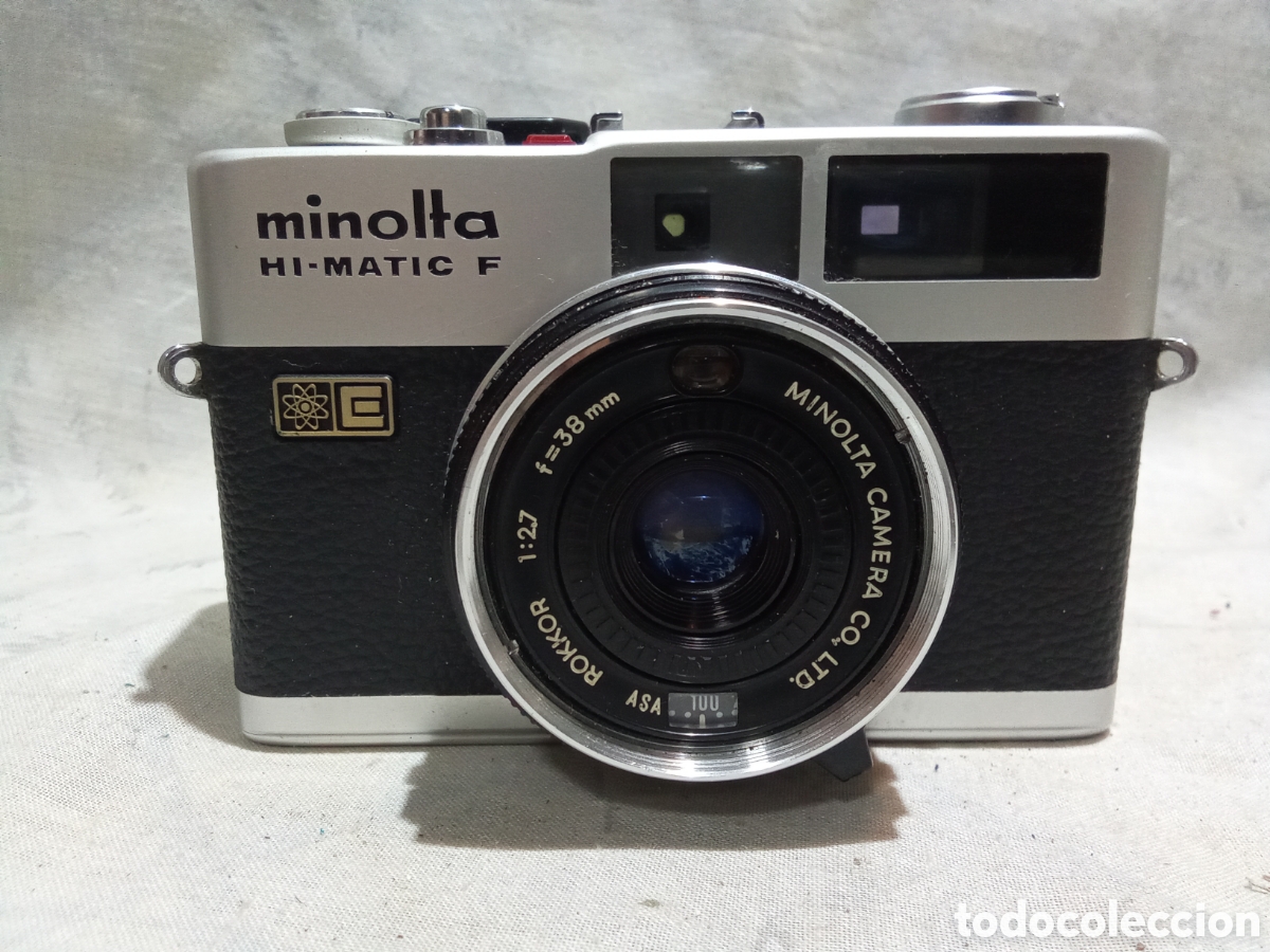C&aacute;mara de fotos: MINOLTA HI-MATIC F CON FUNDA - Foto 3