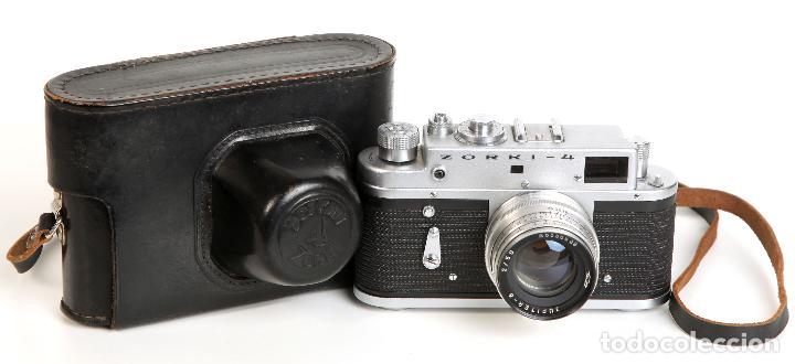 C&aacute;mara de fotos: ZORKI 4 + JUPITER-8 50MM/2 + ESTUCHE - IMPECABLE - FUNCIONANDO - Foto 1