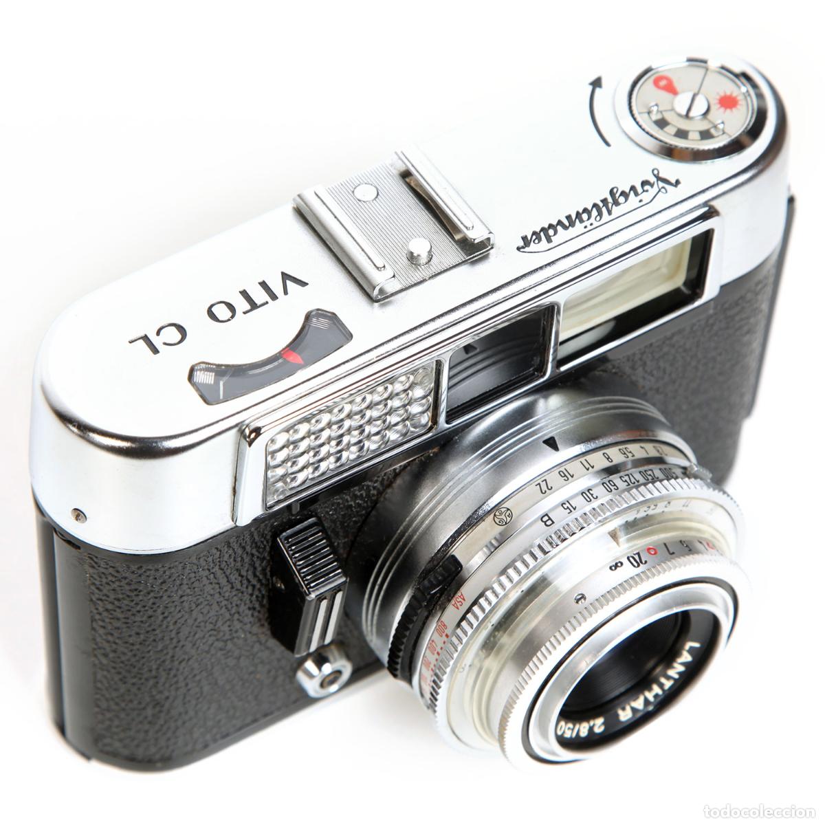 C&aacute;mara de fotos: VOIGTL&Auml;NDER VITO CL - LANTHAR 50MM/2.8 + ESTUCHE - IMPECABLE- FUNCIONA - Foto 4