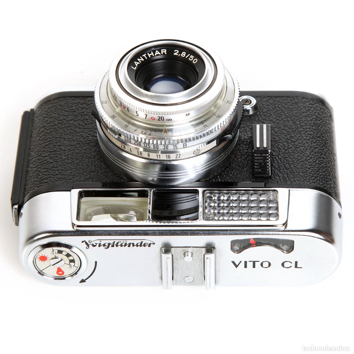 C&aacute;mara de fotos: VOIGTL&Auml;NDER VITO CL - LANTHAR 50MM/2.8 + ESTUCHE - IMPECABLE- FUNCIONA - Foto 5