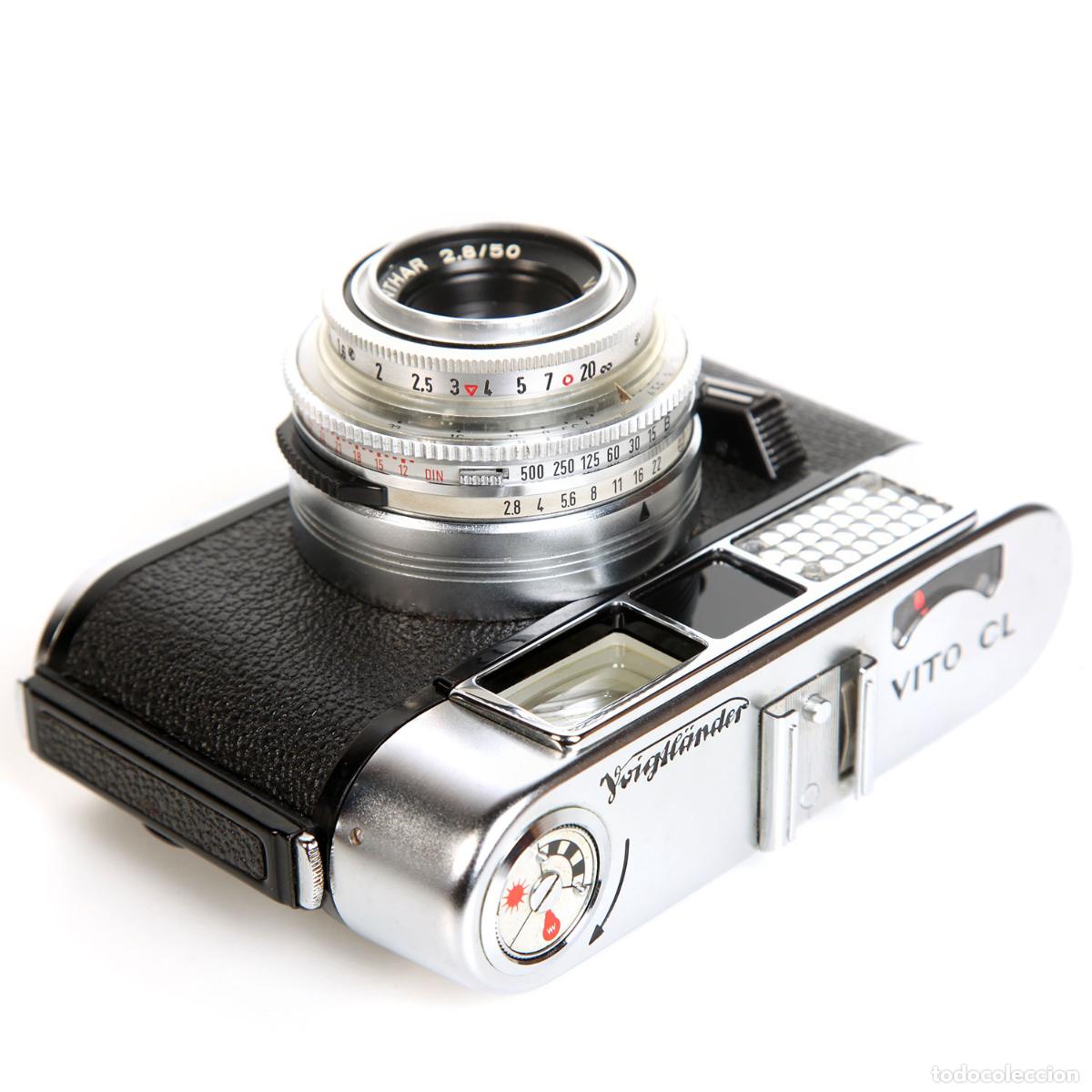 C&aacute;mara de fotos: VOIGTL&Auml;NDER VITO CL - LANTHAR 50MM/2.8 + ESTUCHE - IMPECABLE- FUNCIONA - Foto 9