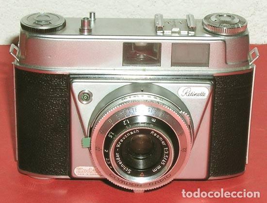C&aacute;mara de fotos: C&aacute;mara KODAK RETINETTE I - con funda - Foto 3