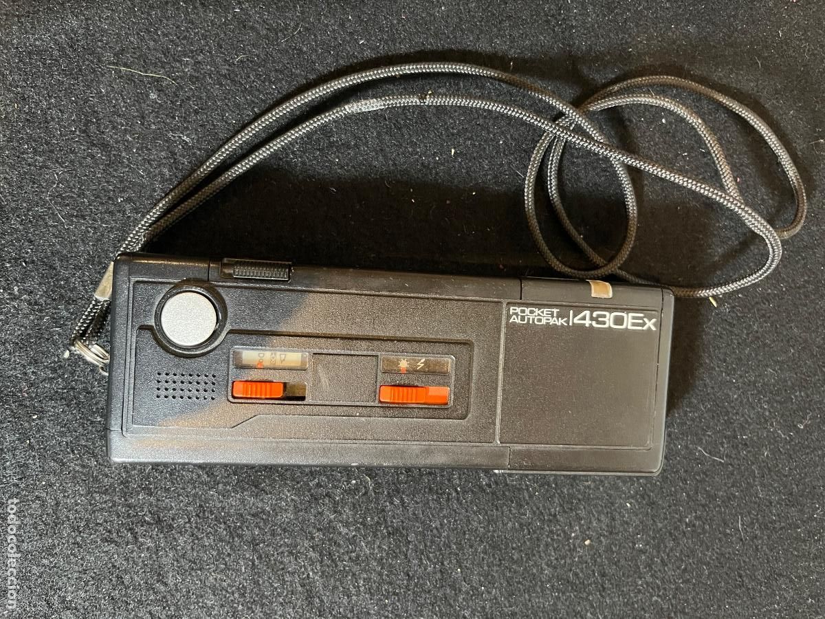 Fotokamera: C&aacute;mara Minolta Pocket Autopak 430EX 110 anal&oacute;gica vintage con flash