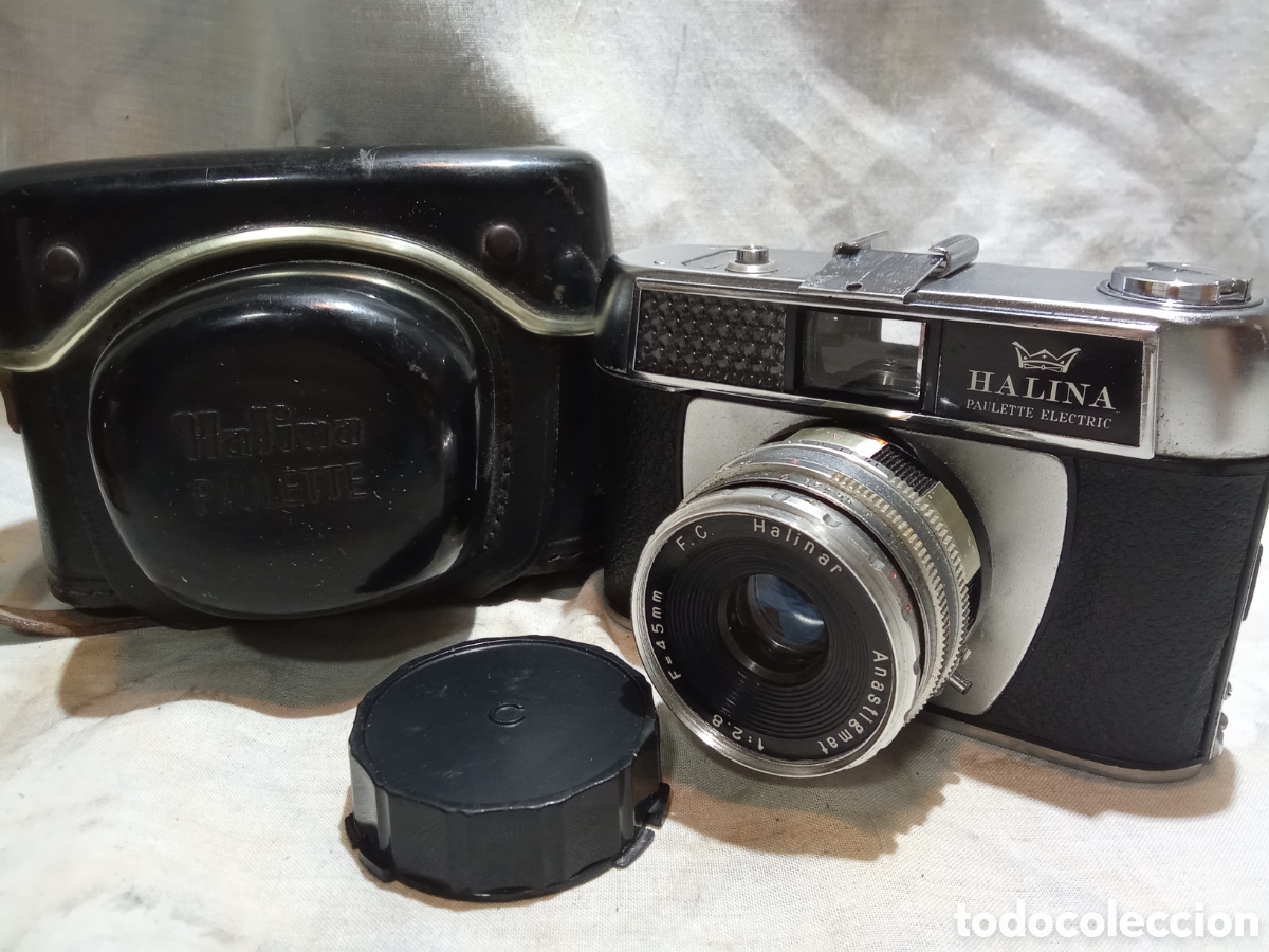 Photo camera: C&Aacute;MARA HALINA PAULETTE ELECTRIC CON FUNDA