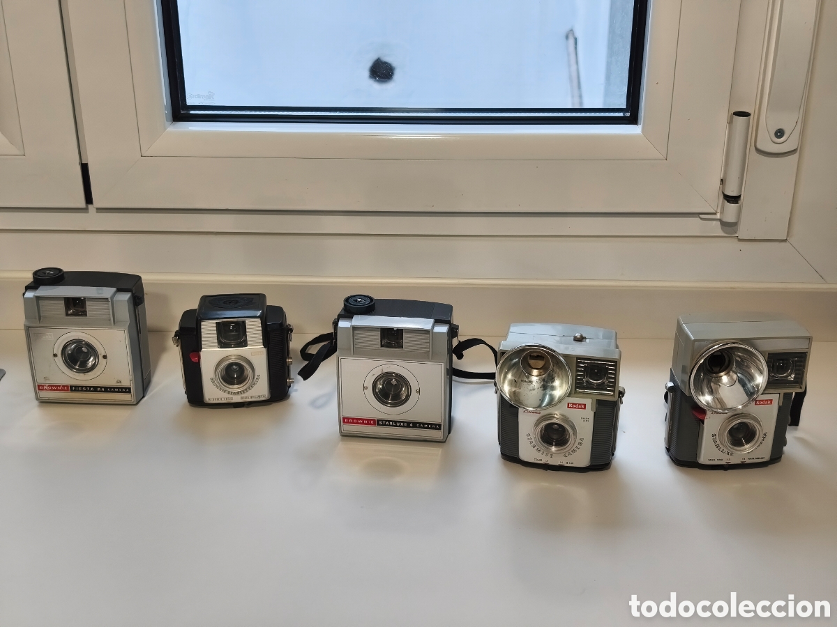 C&aacute;mara de fotos: Lote de c&aacute;maras Kodak en baquelita
