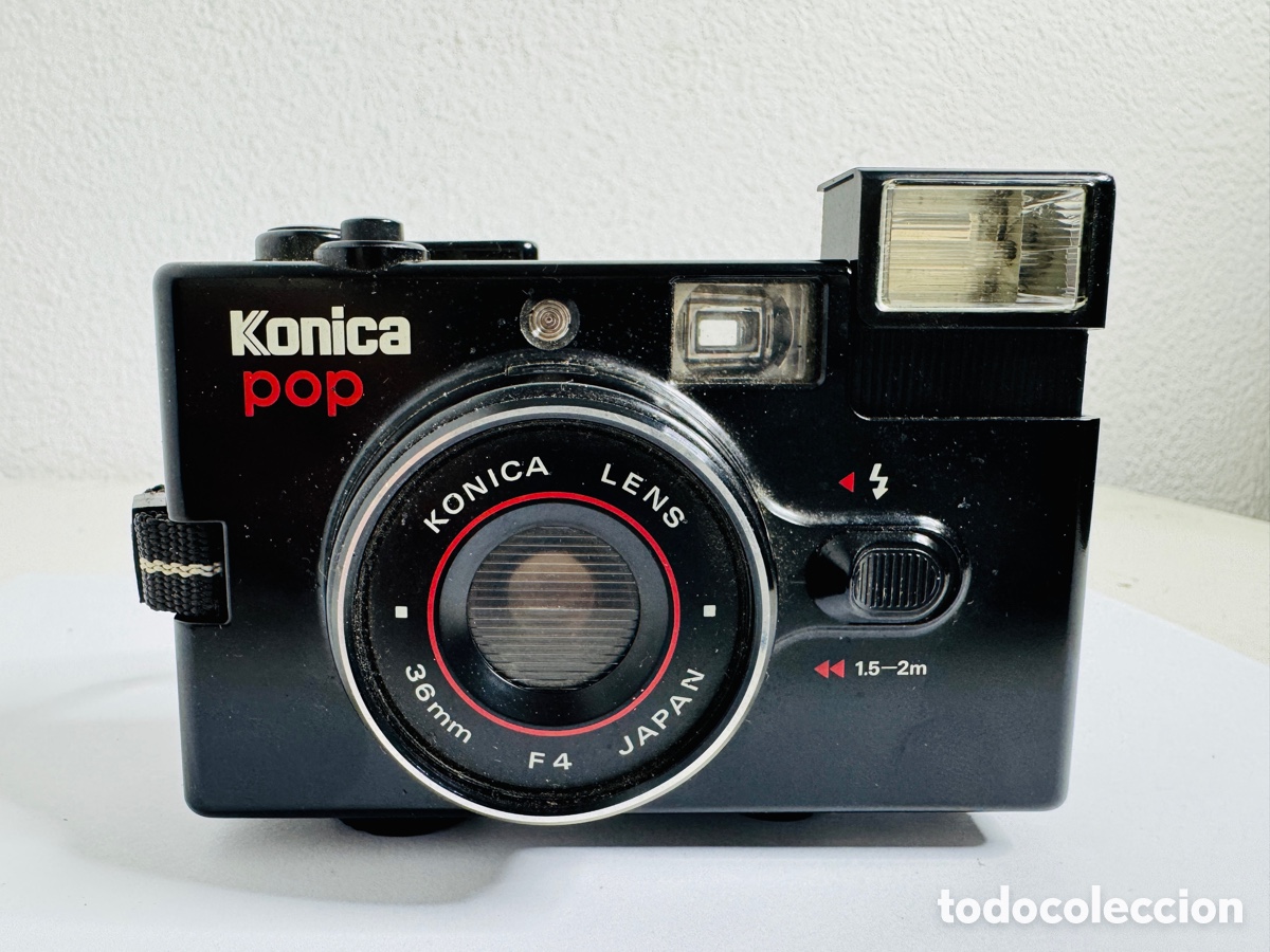 C&aacute;mara de fotos: C&aacute;mara Konica Pop de 35 mm vintage Japan 1982