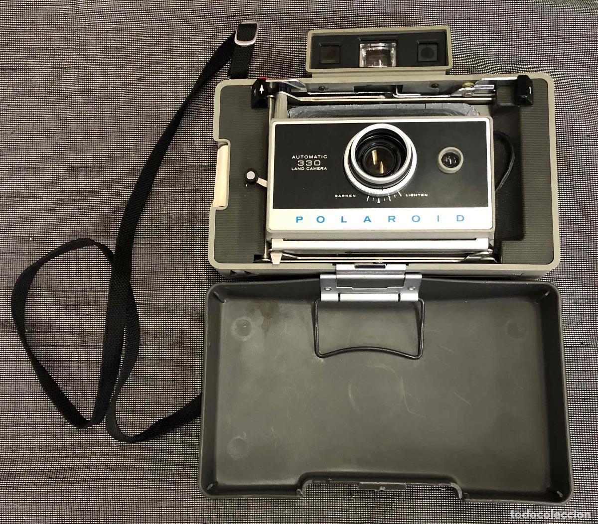 C&aacute;mara de fotos: CAMARA FOTOGRAFICA POLAROID AUTOMATIC 330 LAND CAMERA, EN CAJA ORIGINAL