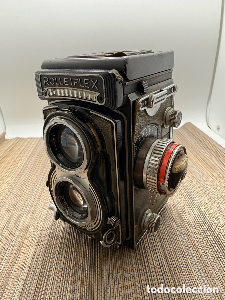 C&aacute;mara de fotos: C&aacute;mara Rolleiflex T (Grey Baby) - Lente Carl Zeiss Tessar 75mm f/3.5 - Joya Anal&oacute;gica