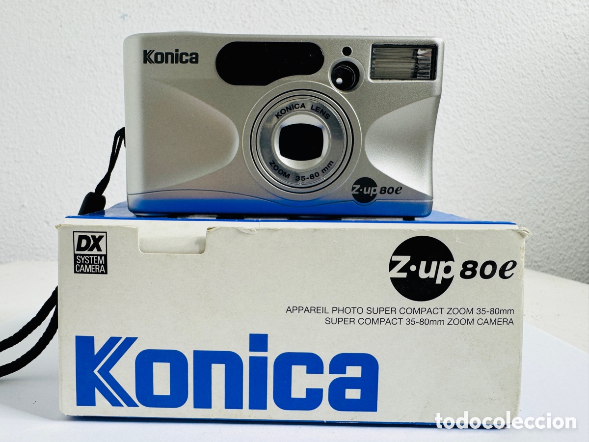 C&aacute;mara de fotos: c&aacute;mara anal&oacute;gica de apuntar y disparar Konica Z-up 80e de 35 mm