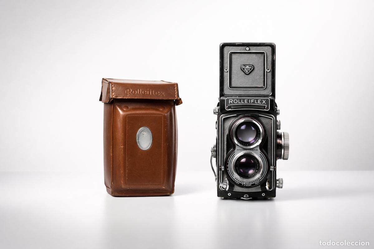 C&aacute;mara de fotos: Rolleiflex T Model 1 Grey TLR Film Camera Carl Zeiss Tessar 1:3.5/75