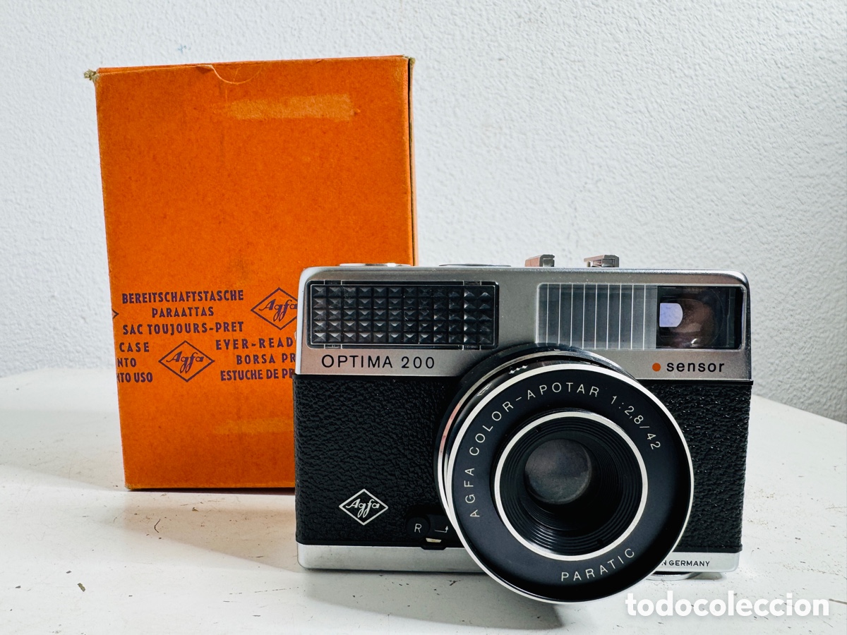 C&aacute;mara de fotos: AGFA OPTIMA 200 sensor 35mm. Vintage Camera No Funciona