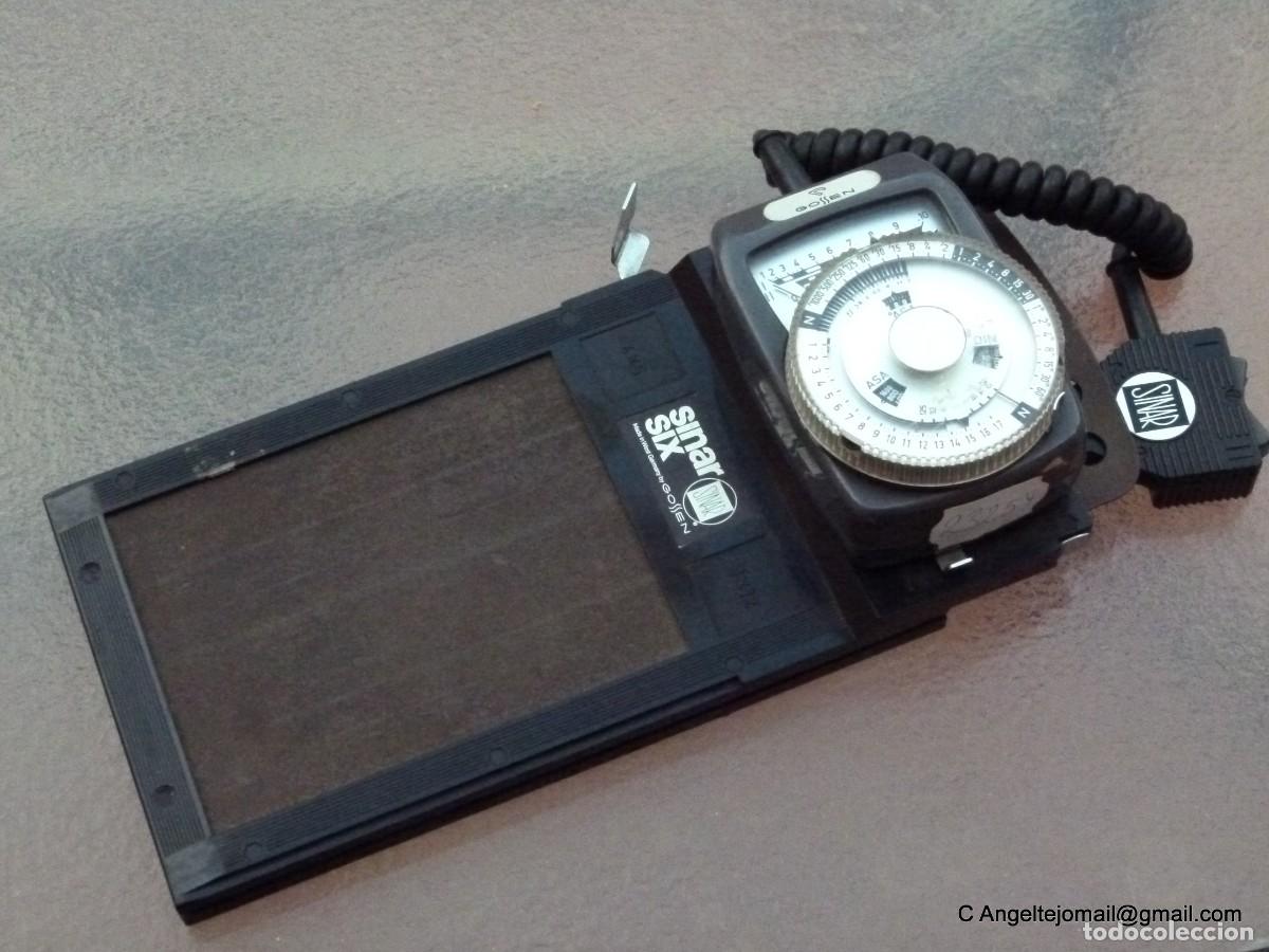 C&aacute;mara de fotos: Fot&oacute;metro para c&aacute;maras T&eacute;cnicas de 9x12 o 4x5 pulgadas.