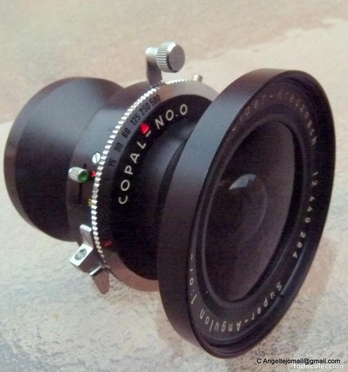 C&aacute;mara de fotos: Schneider 90 F/8 super angul&oacute;n, para c&aacute;maras t&eacute;cnicas, de campo o de Banco