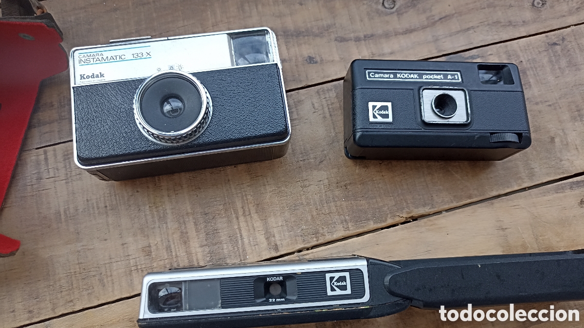Photo camera: Lote3 3 c&aacute;maras Kodak Made in Spain
