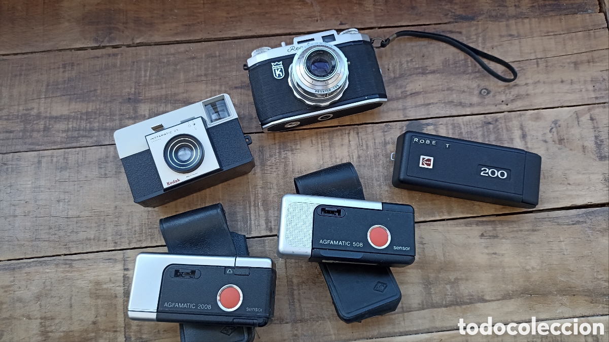 Photo camera: Lote 5 c&aacute;maras vintage varias marcas
