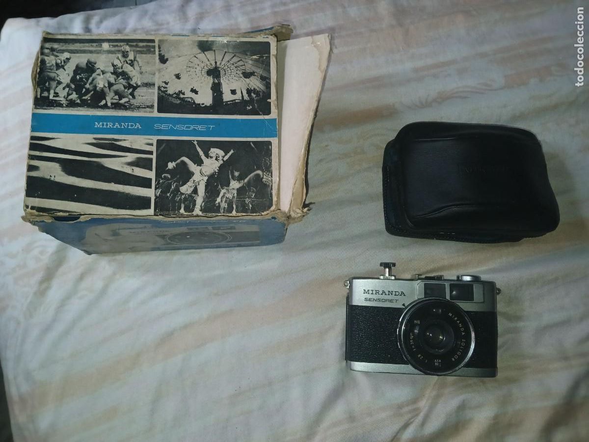 C&aacute;mara de fotos: Antigua c&aacute;mara fotogr&aacute;fica fot&oacute;grafo marca miranda made in Jap&oacute;n caja original y estuche