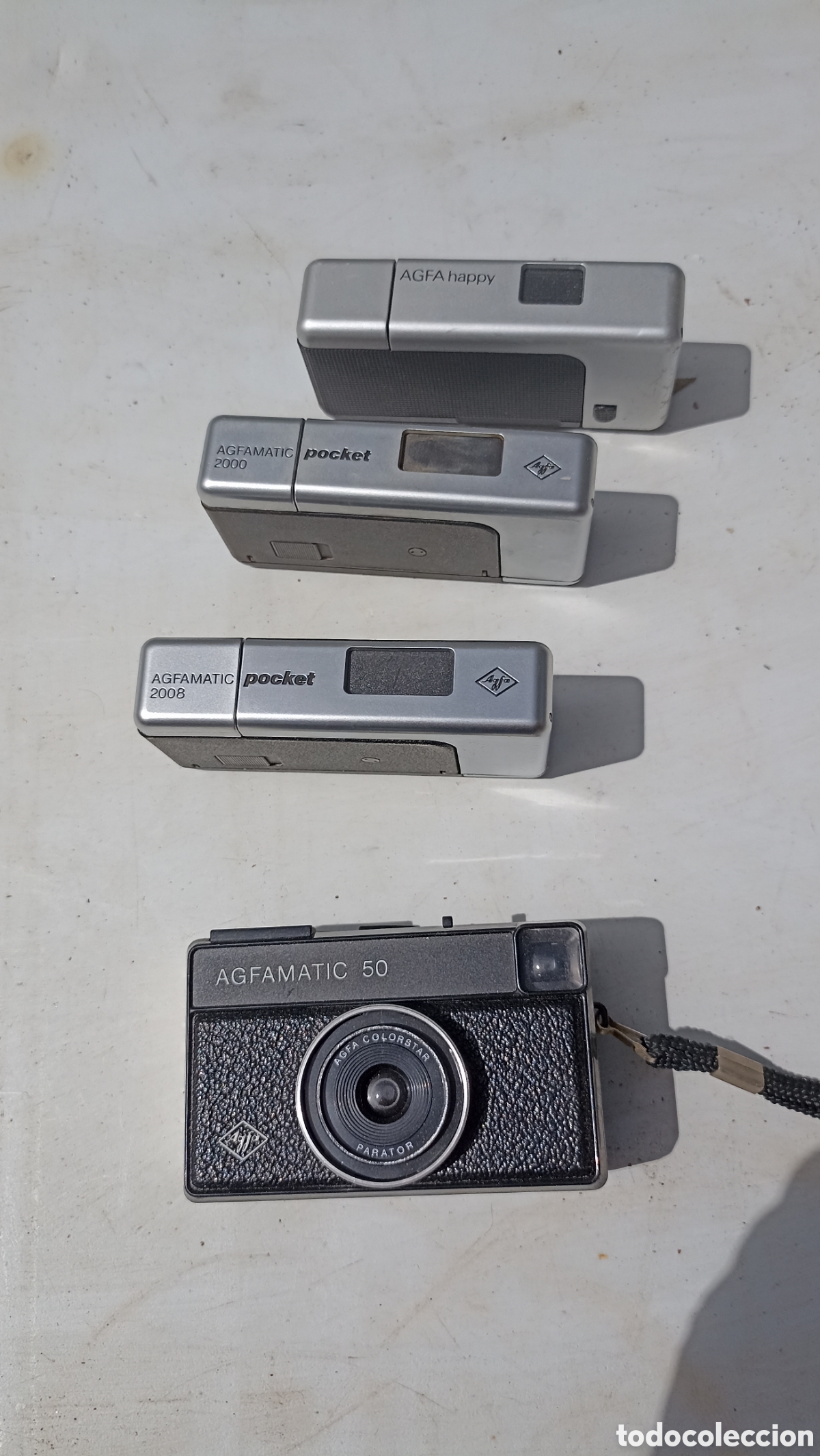C&aacute;mara de fotos: Lote de cuatro c&aacute;maras Agfa