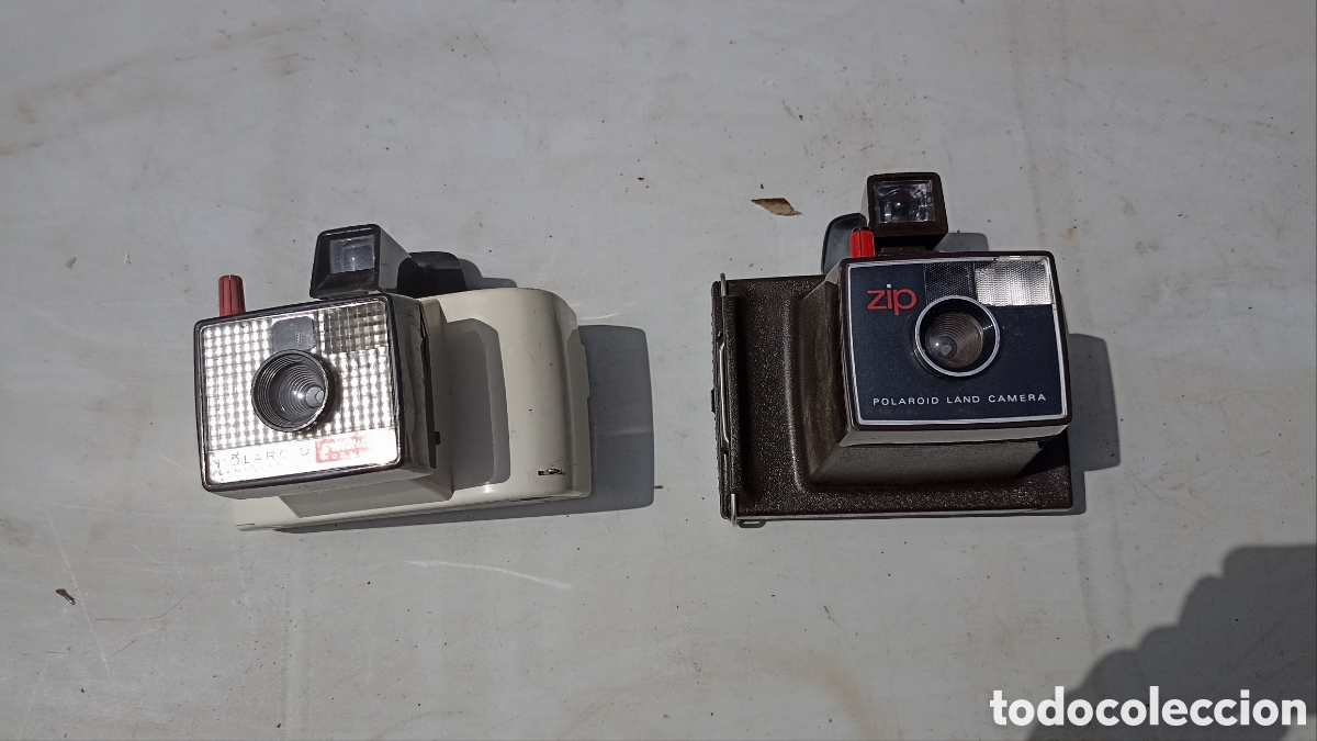 C&aacute;mara de fotos: Lote dos c&aacute;maras Polaroid - Foto 1