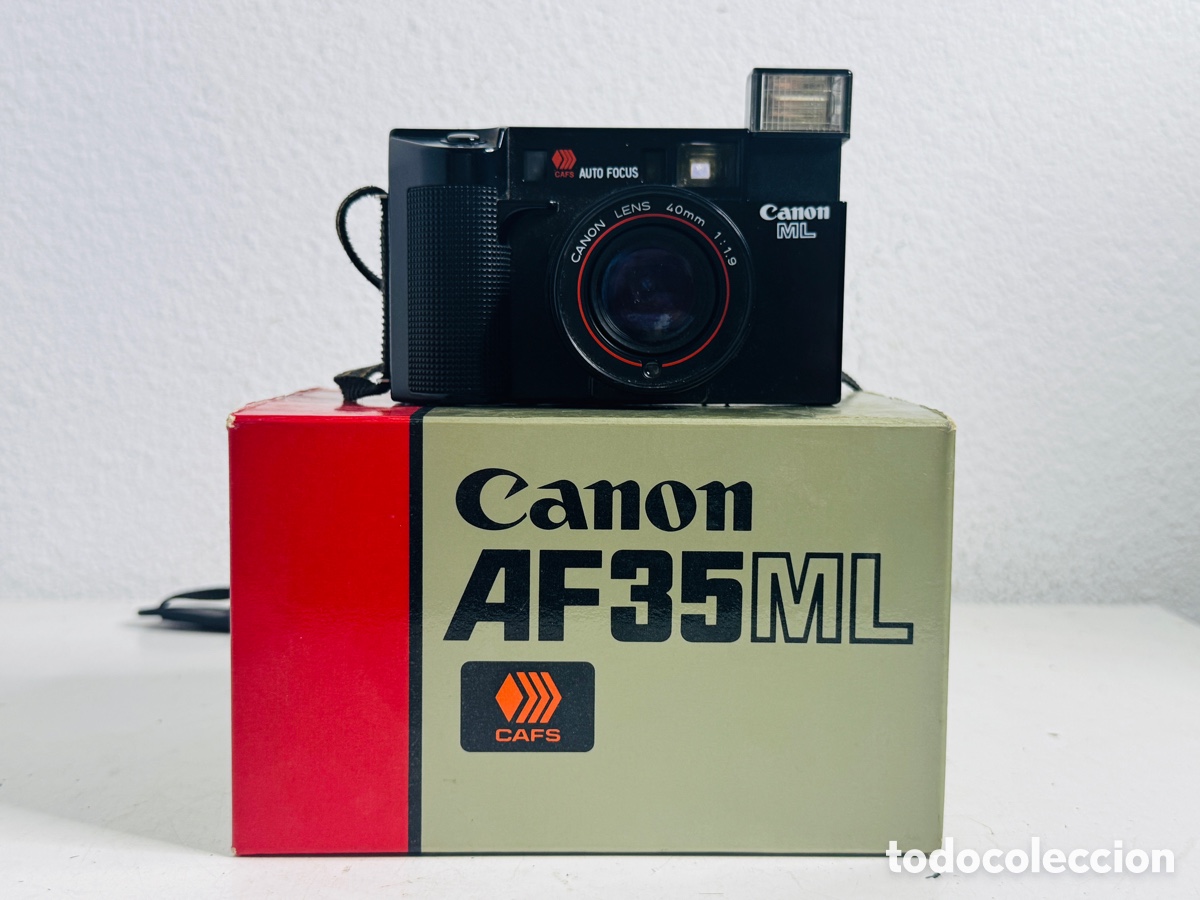 C&aacute;mara de fotos: Canon AF35ML Point & Shoot 35mm Film Camera 40mm Fl.9 No Funciona