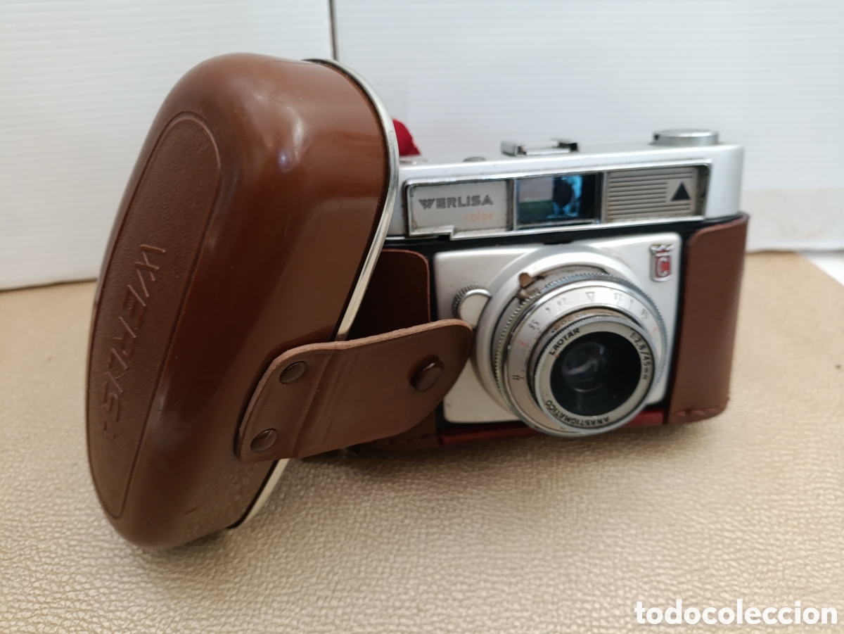 C&aacute;mara de fotos: Camara Werlisa Color con su funda a&ntilde;o 1963