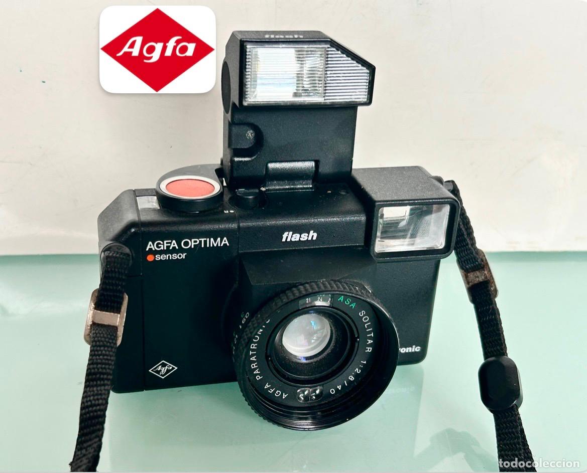 C&aacute;mara de fotos: AGFA &Oacute;PTIMA SENSOR FLASH ELECTRONIC-GERMANY 1981/83-CAMARA DE FOTOS 35 MM-FOTOGRAFICA 35M-