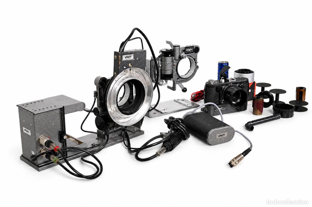 C&acirc;maras de fotos: Berning Robot Recorder 24CE + Xenar 38mm f/2.8 &ndash; sistema completo t&eacute;cnico a&ntilde;os 60