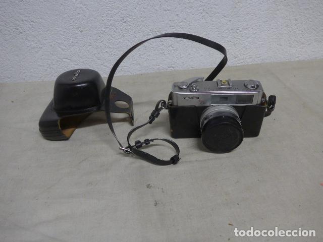 C&aacute;mara de fotos: Antigua camara fotografica marca Minolta a identificar, de fotografiar, original.