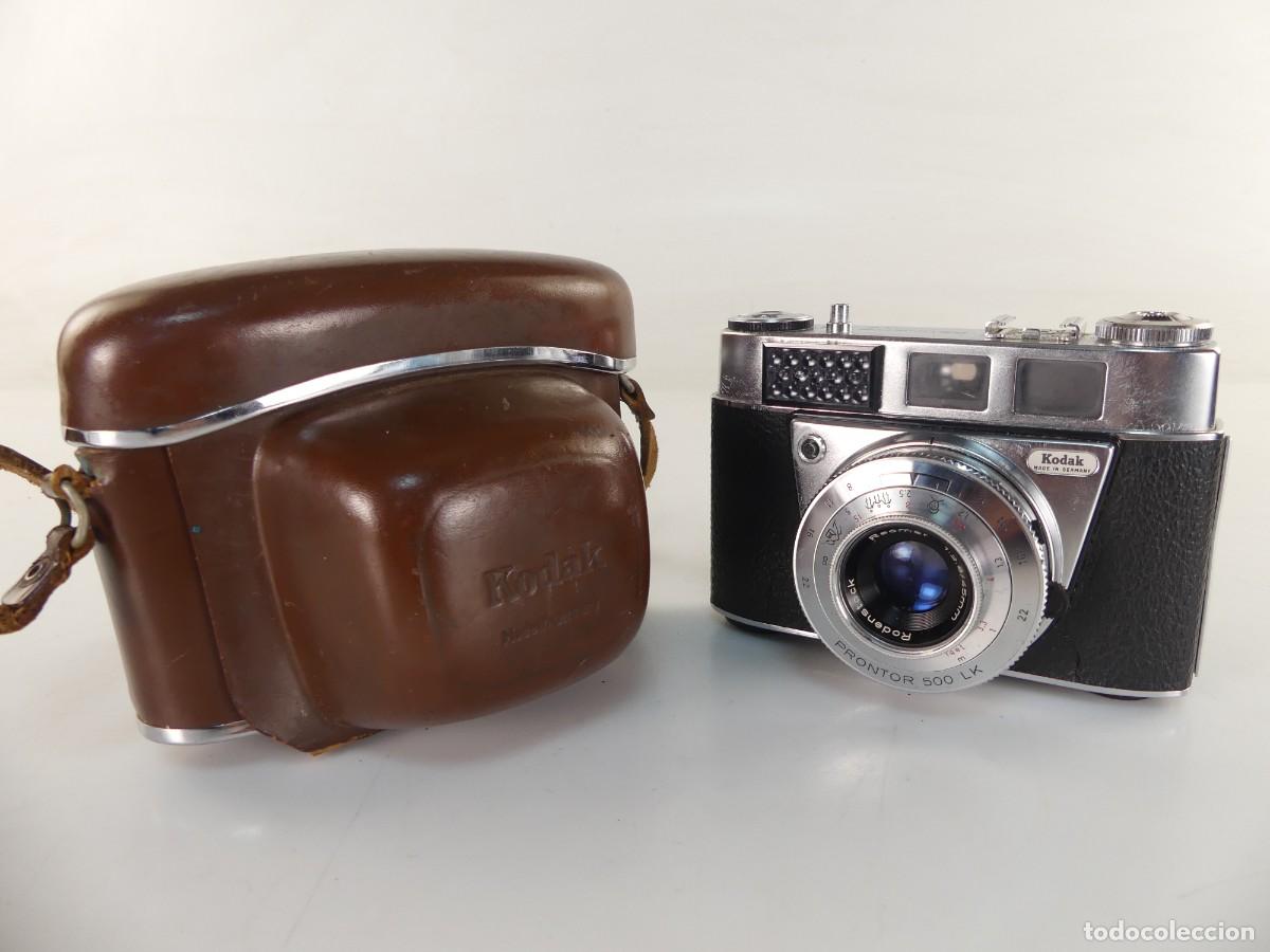 Photo camera: CAMARA FOTOGRAFICA KODAK RETINETTE PRONTOR 500 LK MADE IN GERMANY KON FUNDA