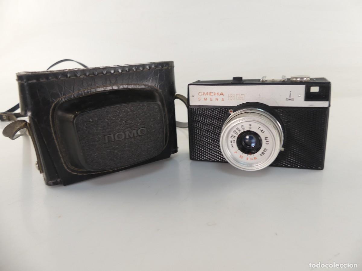 Photo camera: C&aacute;mara Smena 8M Rusia USSR Con funda
