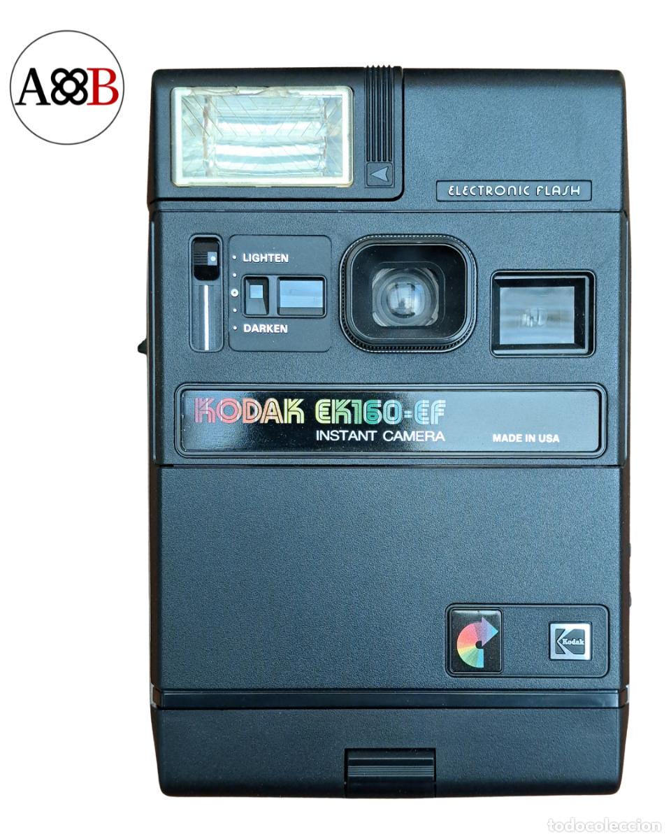 C&aacute;mara de fotos: C&aacute;mara Instant&aacute;nea Kodak EK160-EF (Made in USA) con Funda Original - Coleccionismo