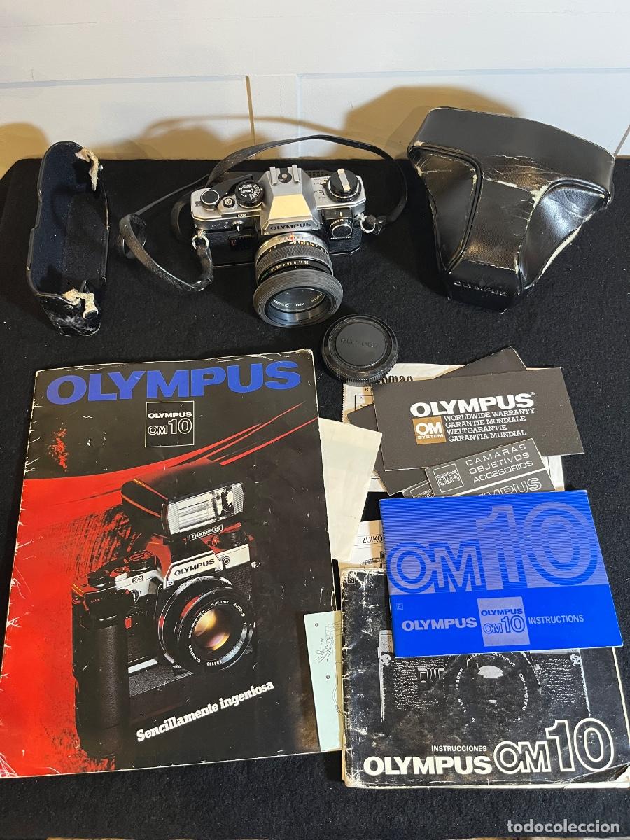 Fotocamere: Olympus OM10 c&aacute;mara r&eacute;flex anal&oacute;gica 35mm Zuiko vintage kit completo a&ntilde;os 70 Camara Fotos