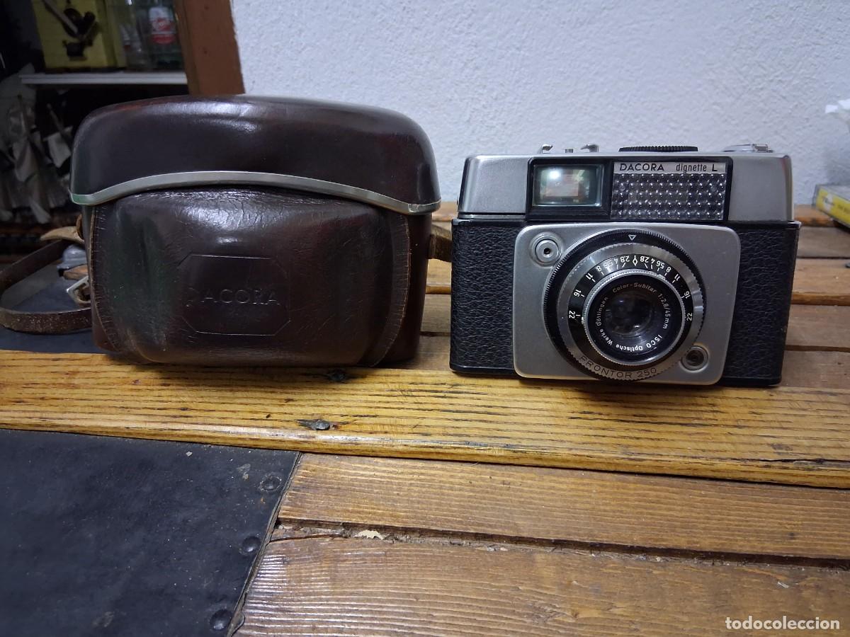 C&aacute;mara de fotos: Camara de fotos con funda de cuero Dacora dignette L Prontor 250
