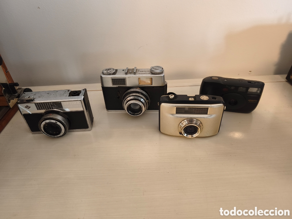 C&aacute;mara de fotos: Lote de 4 camaras fotograficas