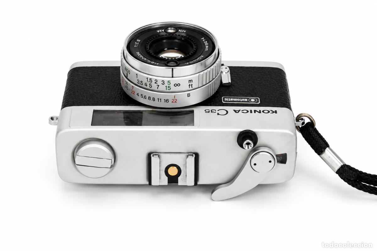 C&aacute;mara de fotos: C&aacute;mara compacta anal&oacute;gica cl&aacute;sica Konica C35 - Foto 2