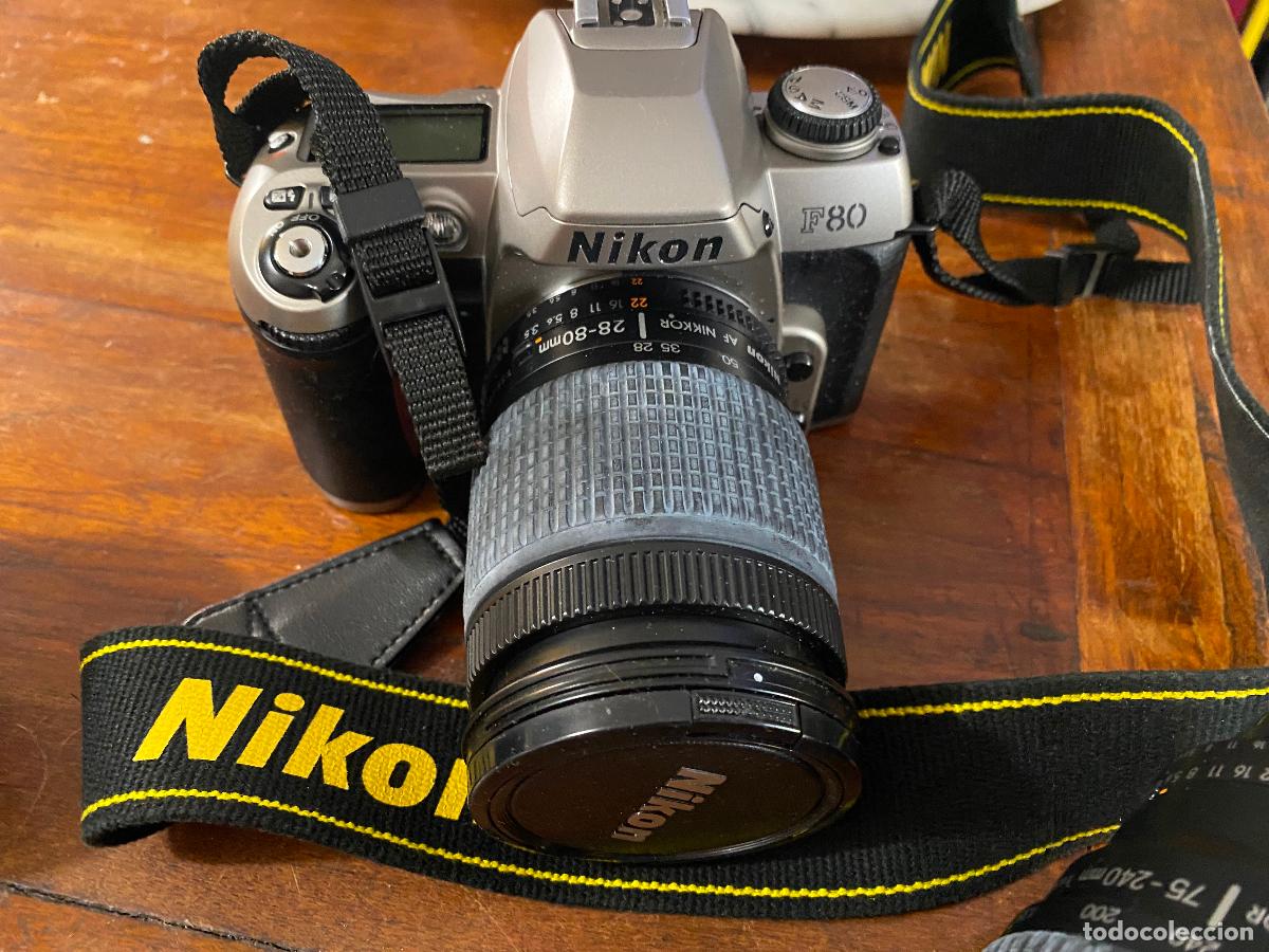 C&aacute;mara de fotos: NIKON F 80 + OBJETIVO + FUNDA - Foto 2