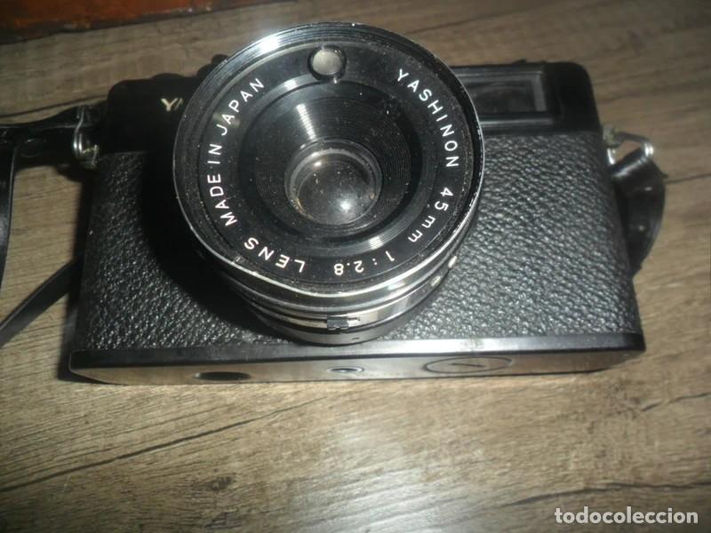 C&aacute;mara de fotos: 576- Camar&aacute; Yashica MG-1 con funda de piel 1977