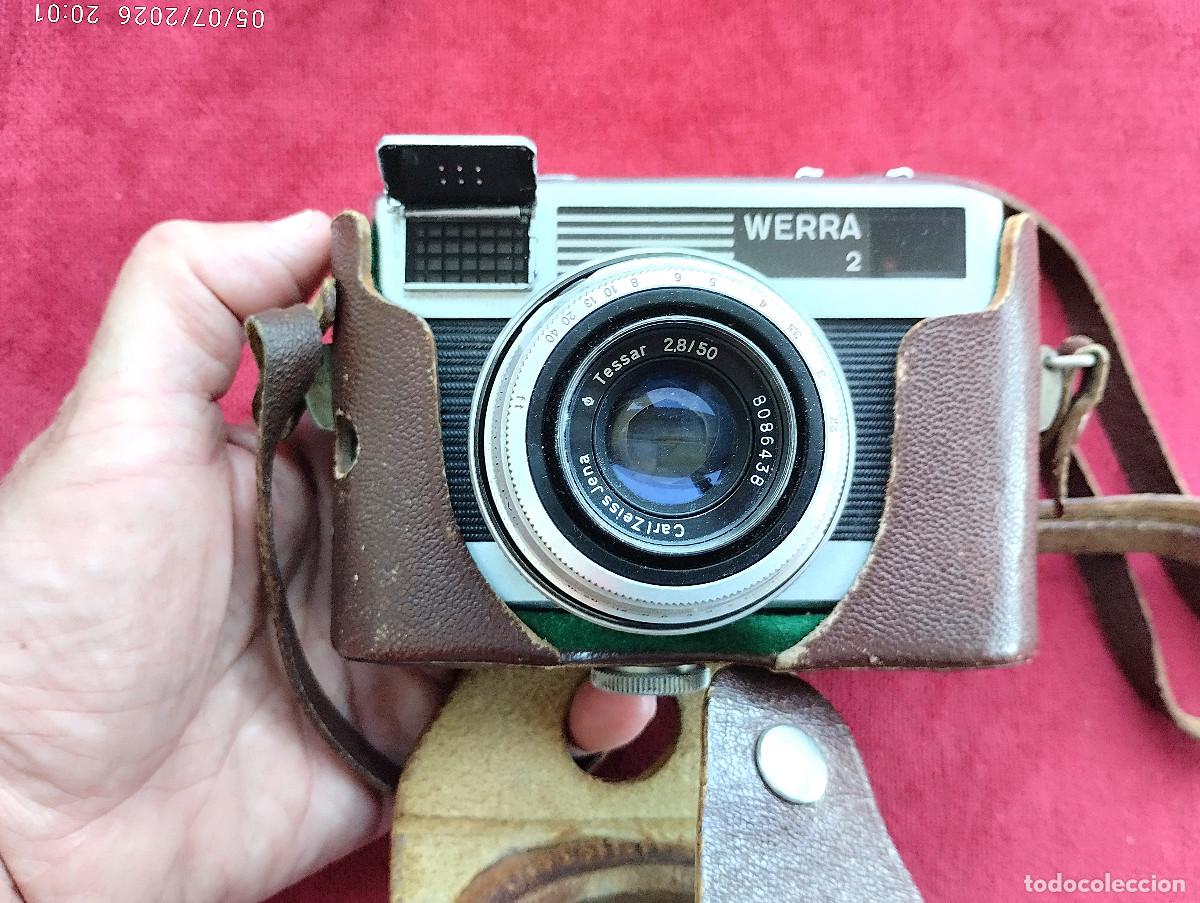 C&acirc;maras de fotos: Antigua c&aacute;mara fotogr&aacute;fica Carl Zeiss Werra 2 .Fabricada en Alemania por Carl Zeiss Jena en 1961