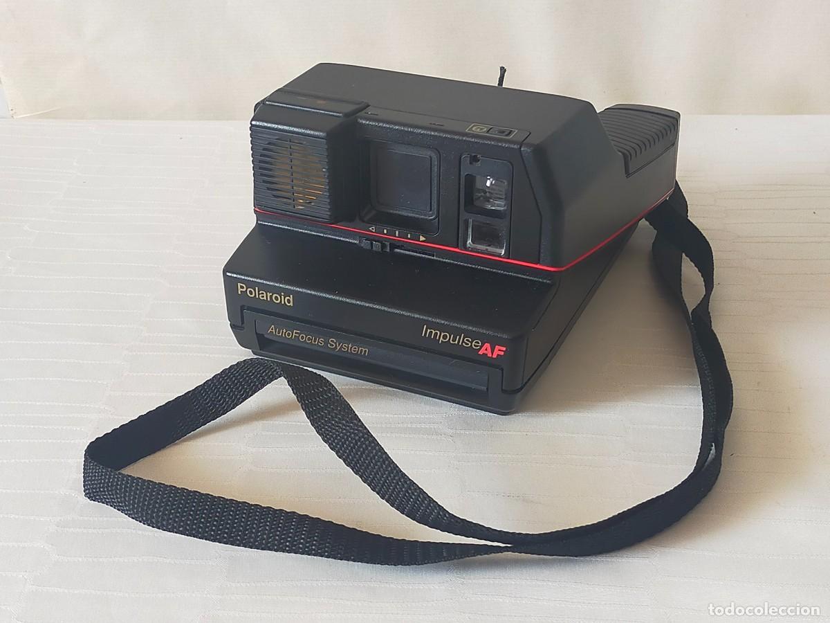 C&acirc;maras de fotos: C&aacute;mara Fotogr&aacute;fica: POLAROID Impulse AF AutoFocus System 600 - Color Negro - A&ntilde;os 80