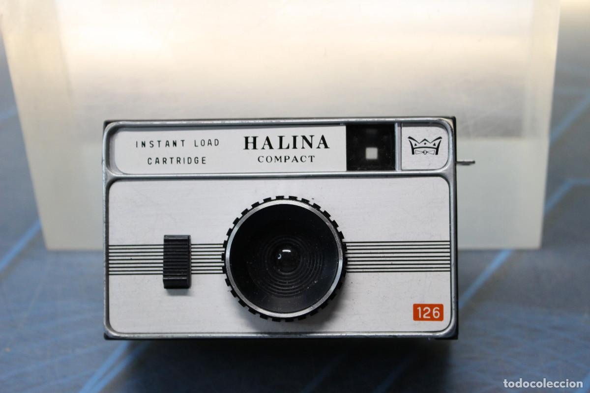 C&aacute;mara de fotos: C&aacute;mara fotogr&aacute;fica 126 mm Halina Compact &rdquo;Instant Load Cartridge&rdquo;. 60-70's.