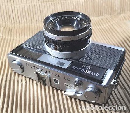 C&aacute;mara de fotos: OLYMPUS-35 LC, c&aacute;mara telem&eacute;trica de 35 mm fabricada en Jap&oacute;n, alrededor de 1967.