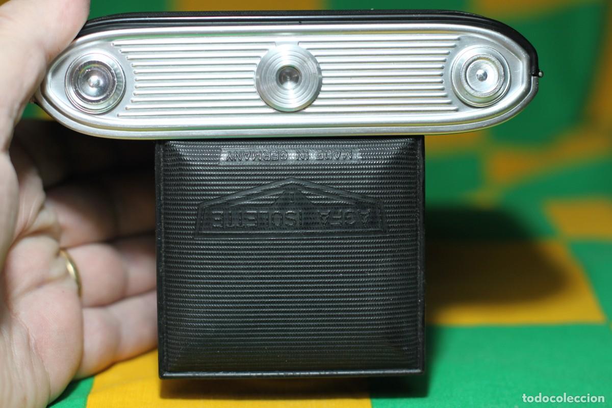 C&aacute;mara de fotos: AGFA ISOLETTE (120), con funda de cuero - Foto 4