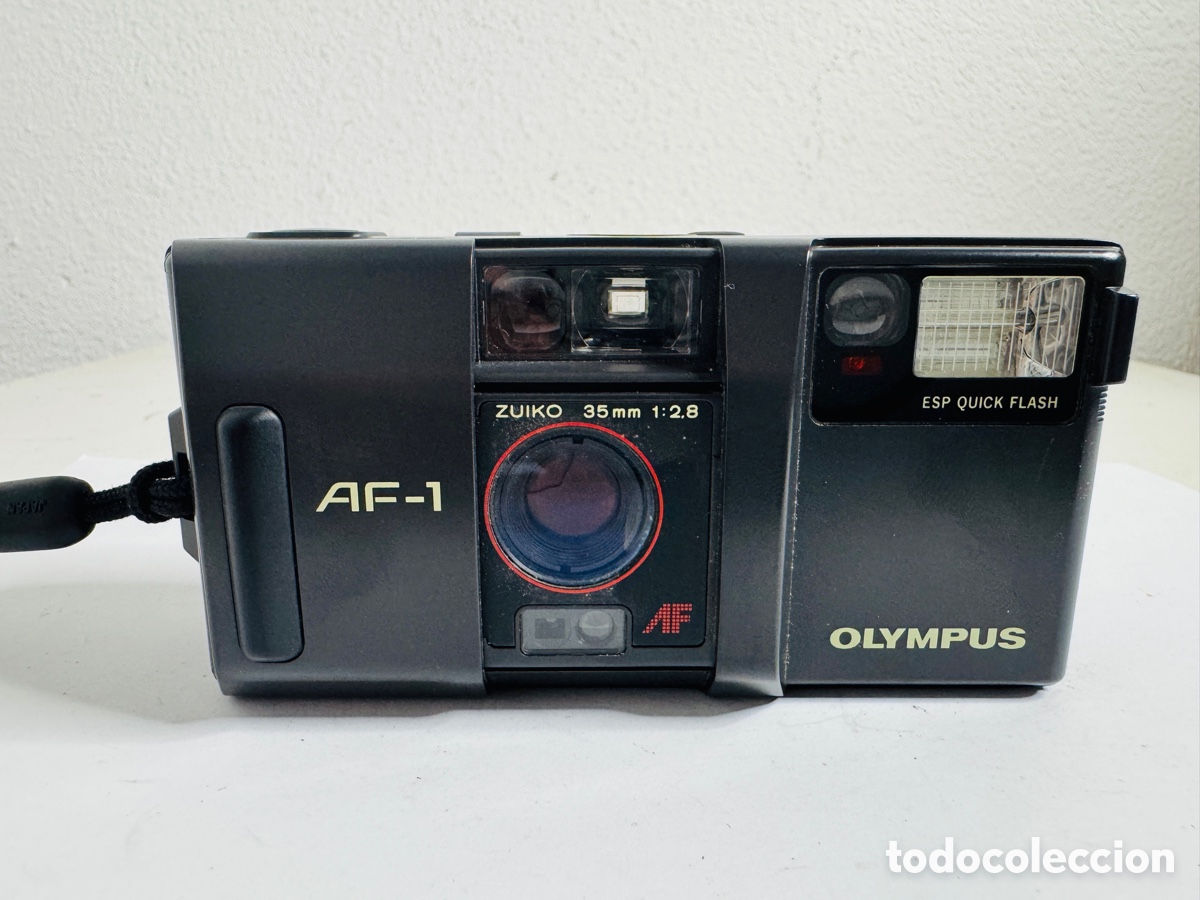 C&aacute;mara de fotos: C&aacute;mara fotogr&aacute;fica Olympus AF-1 cuarzo apuntar y disparar Japan Zuiko Lens