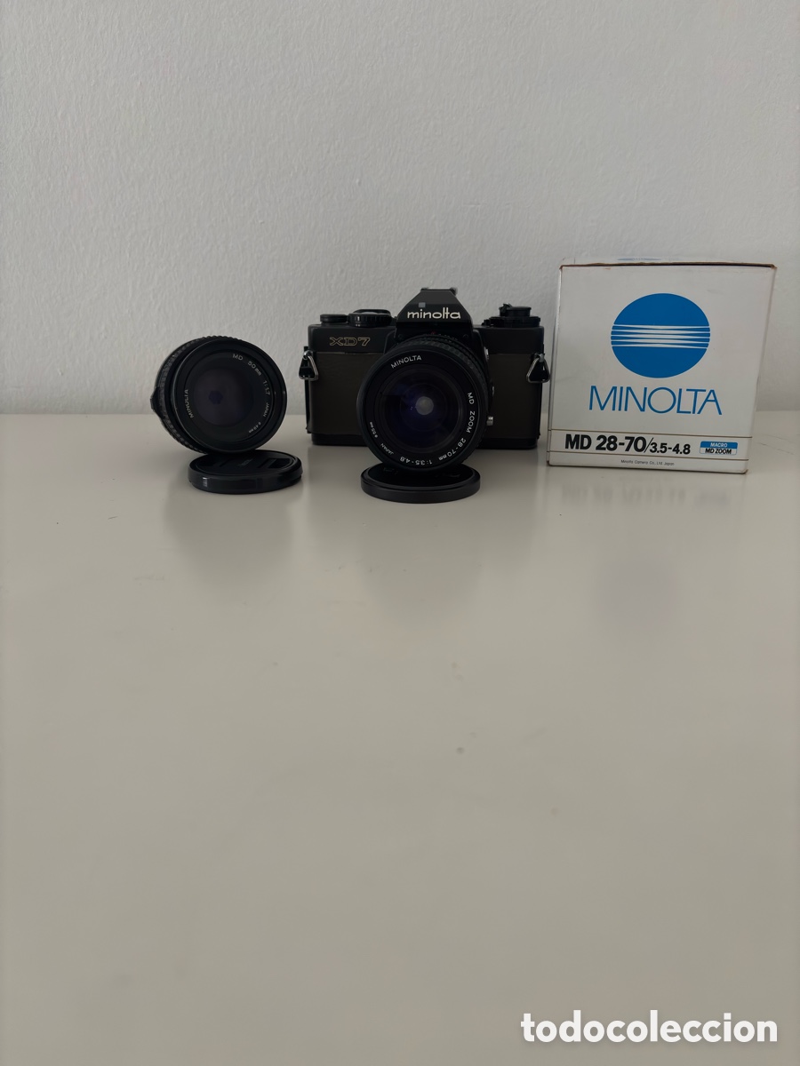 C&aacute;mara de fotos: Minolta XD7 + Lentes - Foto 4